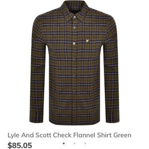 Lyle & Scott Checkered Long Sleeve Button Down Shirt